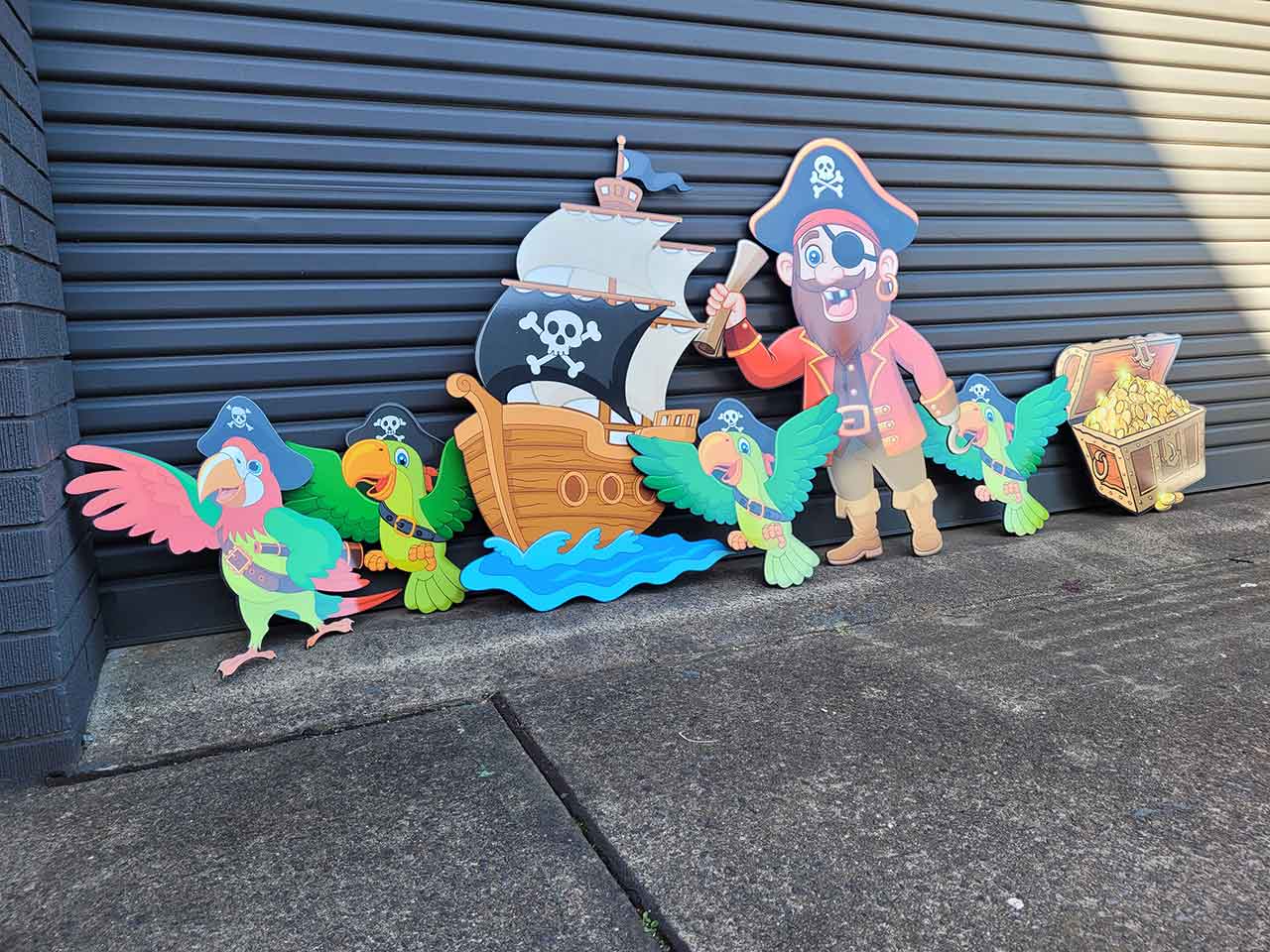 Pirate cutout display